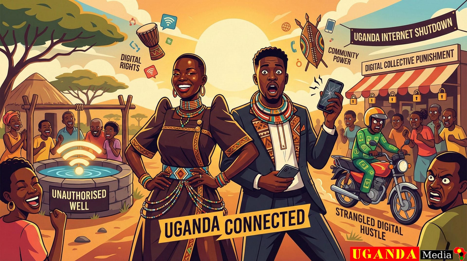 Uganda internet shutdown 2026 UCC directive