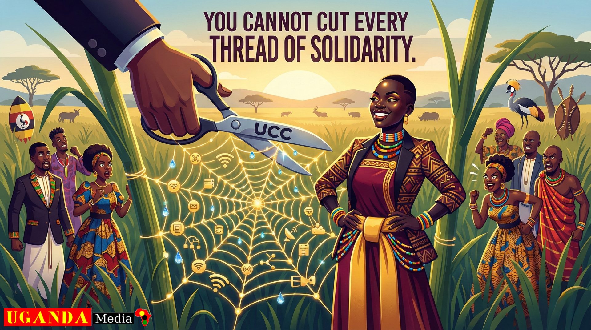 Uganda internet shutdown 2026 UCC directive