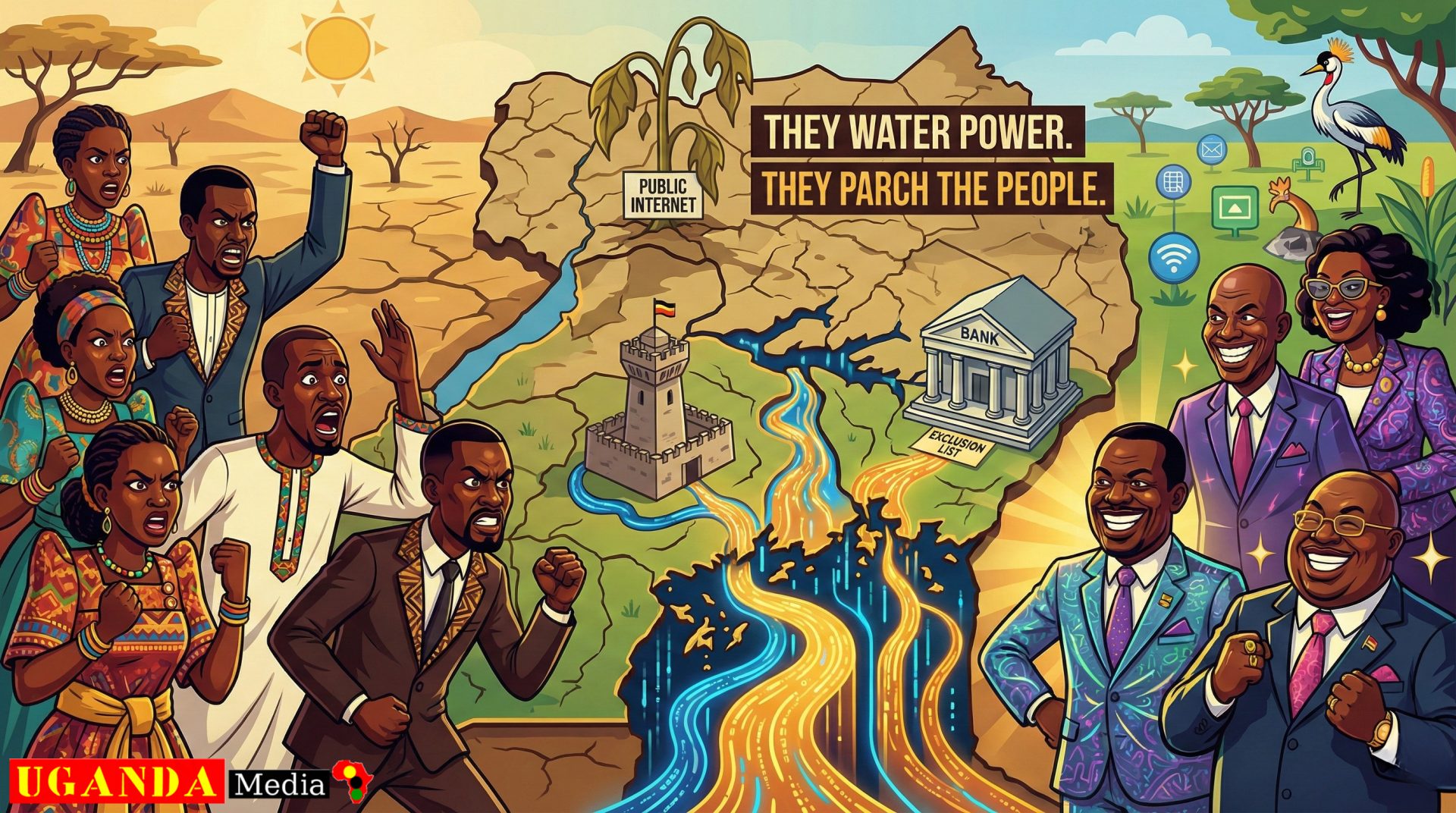 Uganda internet shutdown 2026 UCC directive