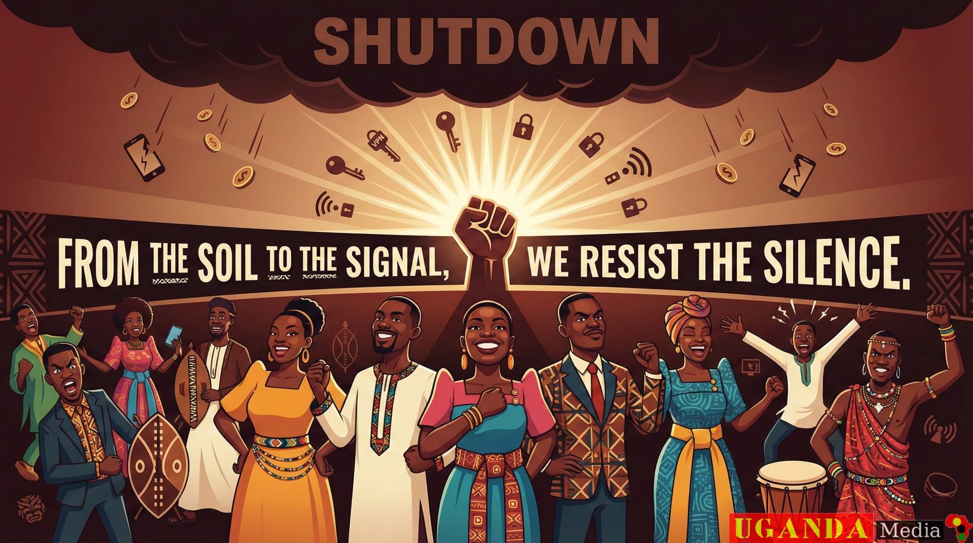 Uganda internet shutdown 2026 UCC directive